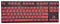 Rode pudding keycaps met translucent zijkanten – double shot PBT in OEM-profiel
